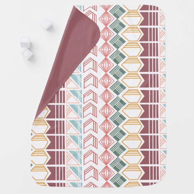 Boho Pattern Baby Blanket (In Situ)