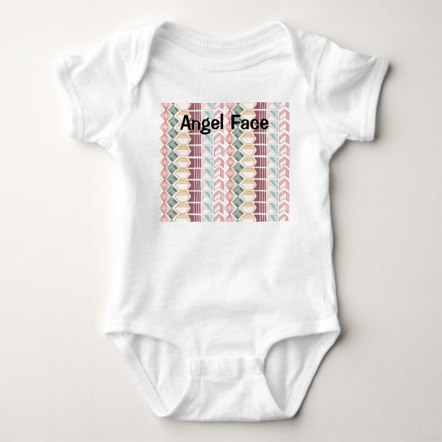 Boho Pattern Baby Bodysuit (Front)