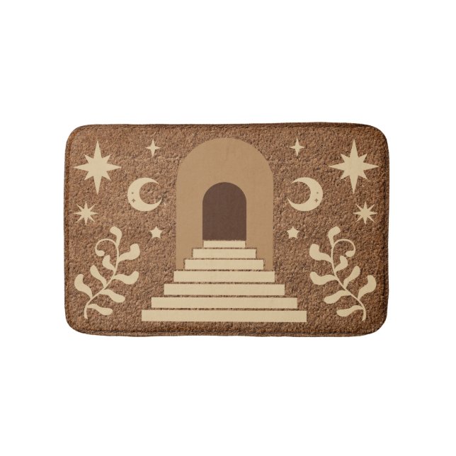 Boho Pattern  Bath Mat (Front)