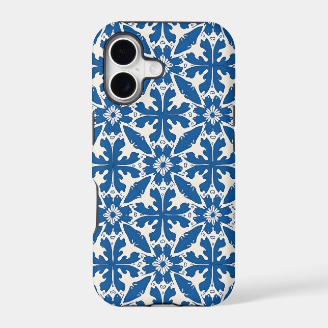 Boho Pattern in Blue – Elegant & Bold Case-Mate iPhone Case (Back)
