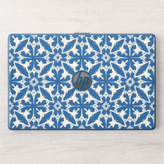 Boho Pattern in Blue – Elegant & Bold HP Laptop Skin
