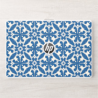 Boho Pattern in Blue – Elegant & Bold HP Laptop Skin