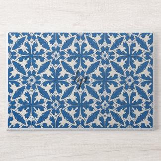 Boho Pattern in Blue – Elegant & Bold HP Laptop Skin