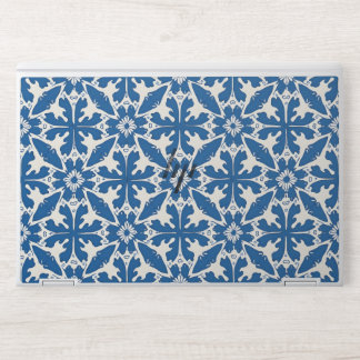 Boho Pattern in Blue – Elegant & Bold HP Laptop Skin