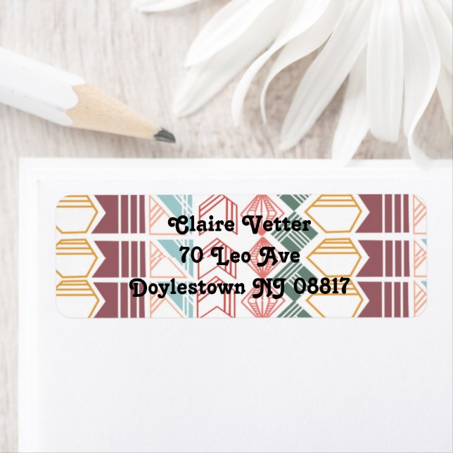 Boho Pattern Label (Insitu)