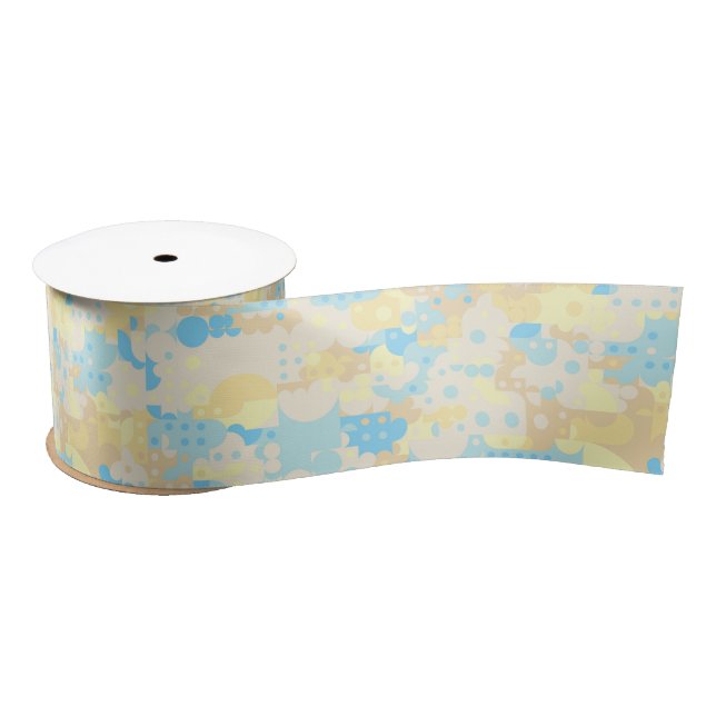 Boho Pattern  Satin Ribbon (Spool)