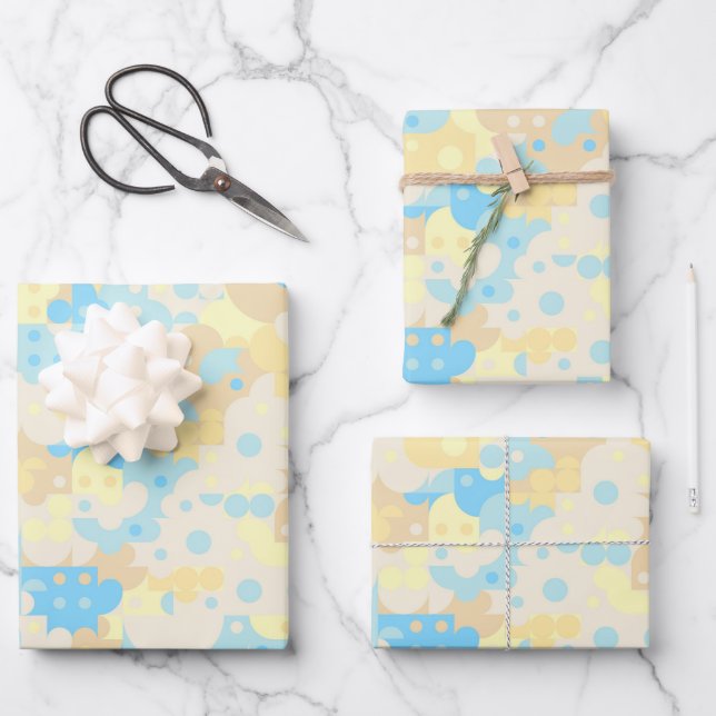 Boho Pattern Wrapping Paper Sheets (Front)
