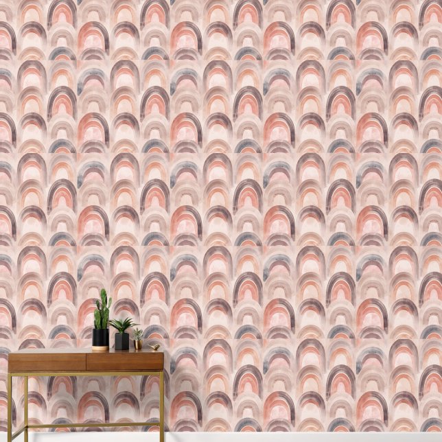 Boho Patterned Wallpaper  (Hallway)