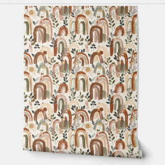 Boho Patterned Wallpaper | Removable