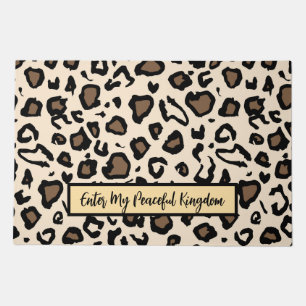 Boho Peaceful Animal Kingdom Doormat