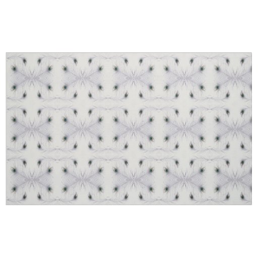 Boho Peacock Feather Moroccan Bohemian Fabric