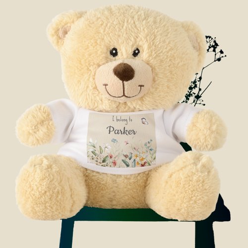 Boho Pearl Plush 11 Small Sherman Teddy Bear