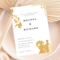 Boho Philippines Sun Wedding Invitation Filipino