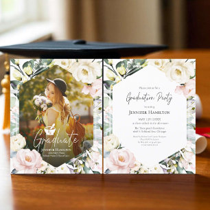 Boho Photo Pharmacy School Graduation Party Invite