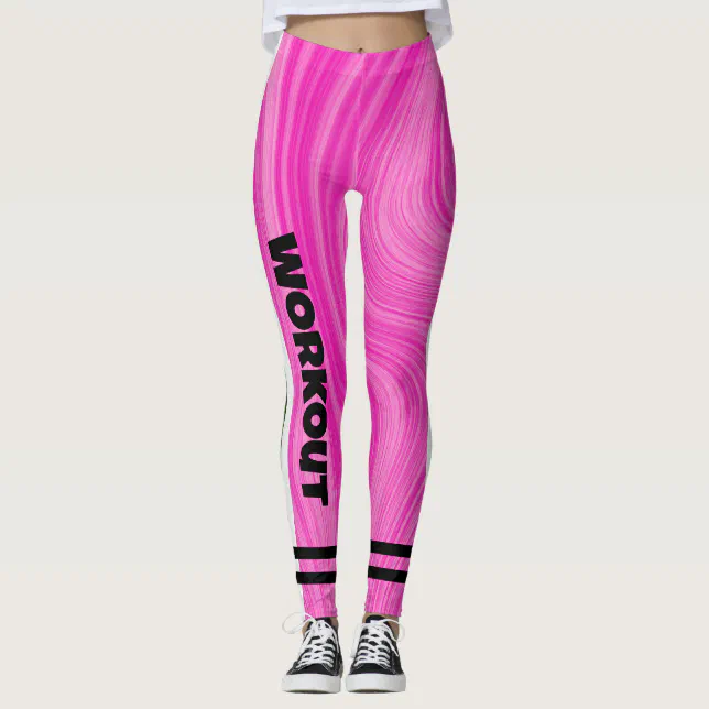 Margate Leggings in Metallic pink