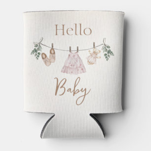 Boho pink Girl Baby Clothes Can Cooler