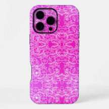 Boho Pink White Floral Lace Chic Aesthetic