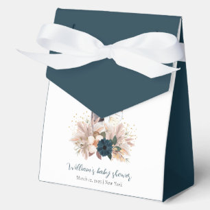Boho Poppin Champagne Bottles Baby Shower  Favor Boxes