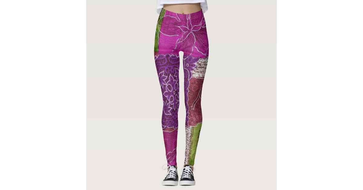 PINK Bohemian Athletic Pants for Women