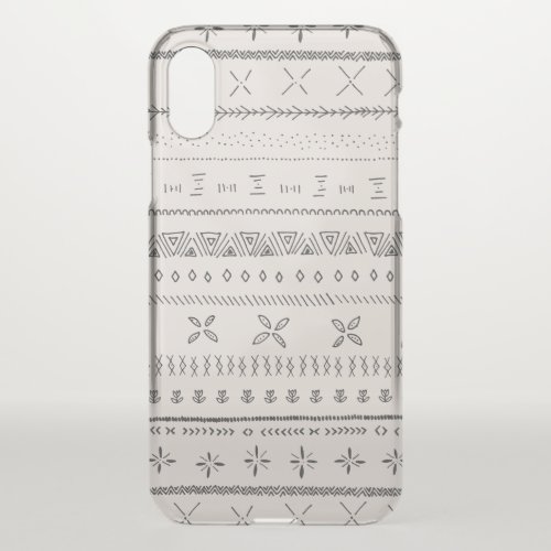 Boho Print iPhone X Case