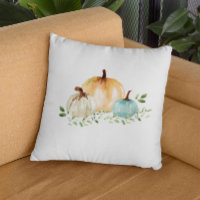 Boho Pumpkin Fall Watercolor Autumn