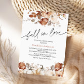 Fall in Love Pumpkin Bridal Shower Invitation