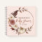 Boho Pumpkin Pink Girl Baby Shower Guestbook