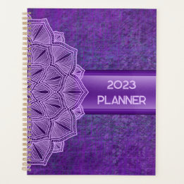 Boho Purple Mandala 2023 Planner
