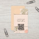 Boho QR Code Connect With Us Business Card | Zazzle