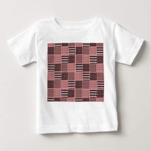 Boho Quilt Baby T-Shirt (Front)