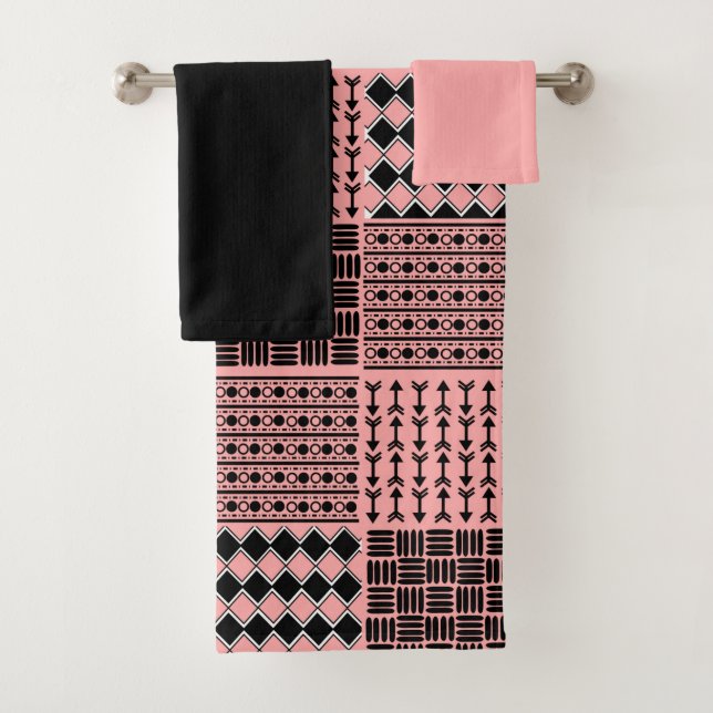 Boho Quilt Bath Towel Set (Insitu)