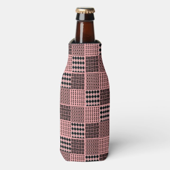 Boho Quilt Bottle Cooler (Bottle Front)