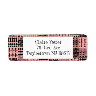 Boho Quilt Label