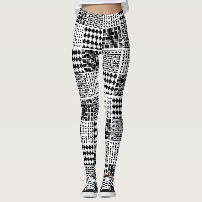 Boho Quilt Leggings (Front)