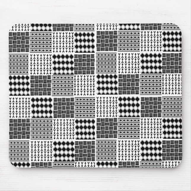 Boho Quilt Mouse Pad (Front)