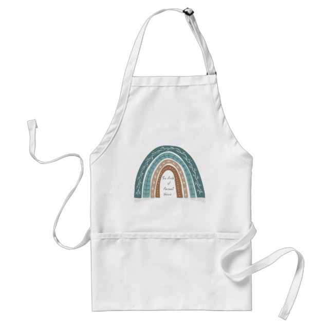 Boho Rainbow Apron Kitchen Style (Front)