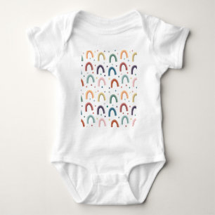 Boho Rainbow Baby Bodysuit