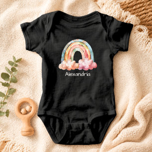 Boho Rainbow Baby Bodysuit