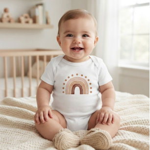 Boho Rainbow Baby Bodysuit