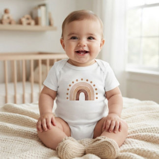 Boho Rainbow Baby Bodysuit