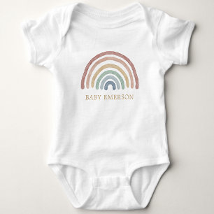 Boho Rainbow Baby Bodysuit