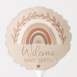 Boho Rainbow Baby Shower Balloon