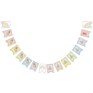 Boho Rainbow Birthday Banner   First Birthday