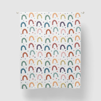 boho rainbow blackout curtains