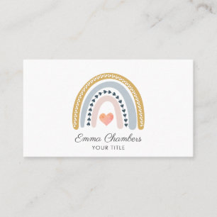 Boho Rainbow Business Card