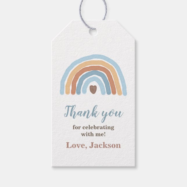 Boho Rainbow Gift Tags (Front)