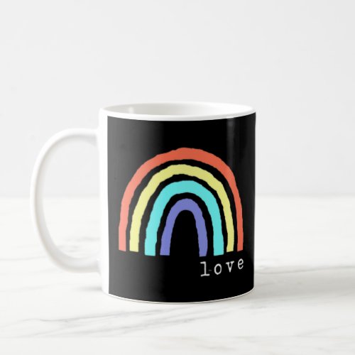 Boho Rainbow Love Pocket Pride Lbgtqia  Coffee Mug