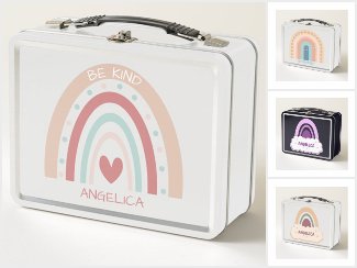 Boho Rainbow Lunch Boxes