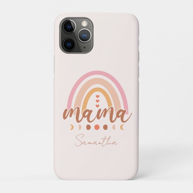 Boho Rainbow Mama Case-Mate iPhone Case (Back)