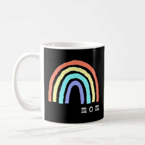 Boho Rainbow Mom Pride Lbgtqia  Coffee Mug